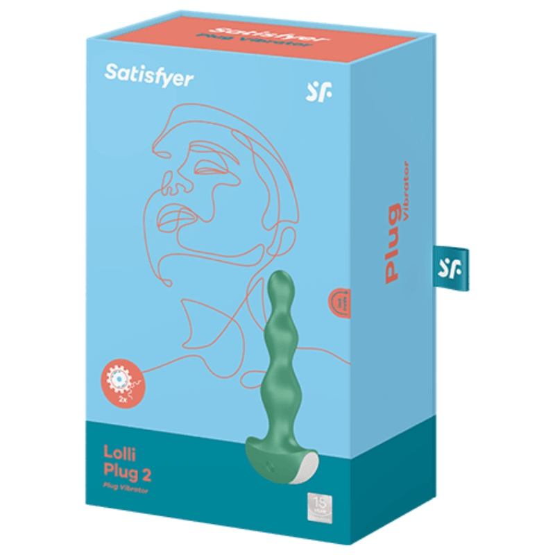 satisfyer vibratore lolli plug 2 verde