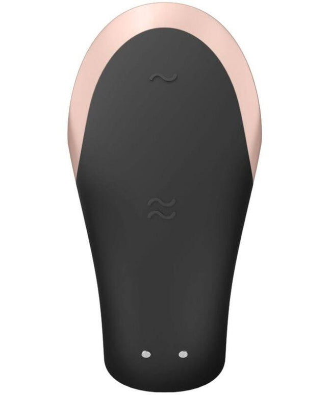 satisfyer vibratore double love partner di lusso nero