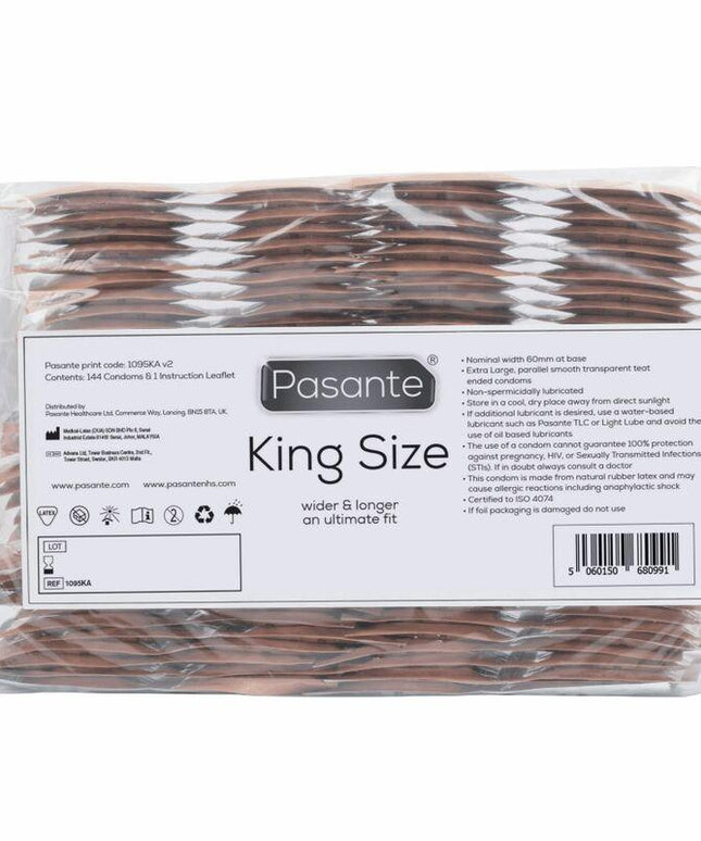 pasante preservativi king size bag 144 unit