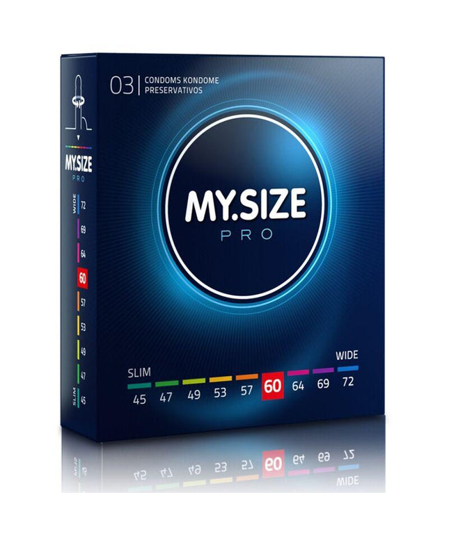 my size pro preservativi 60 mm 3 unit