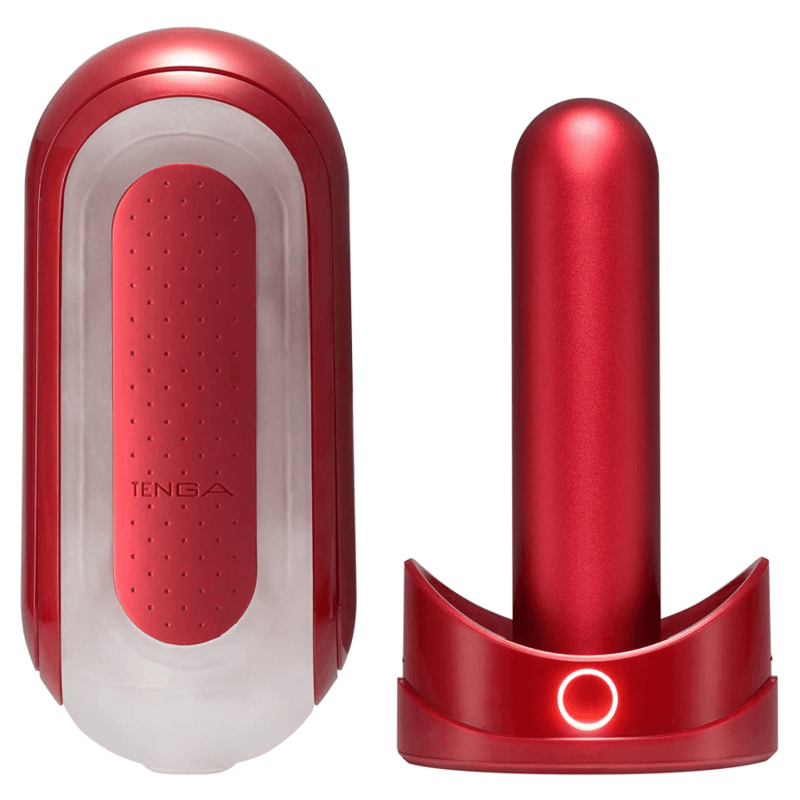 tenga flip 0 zero rosso con riscaldatore