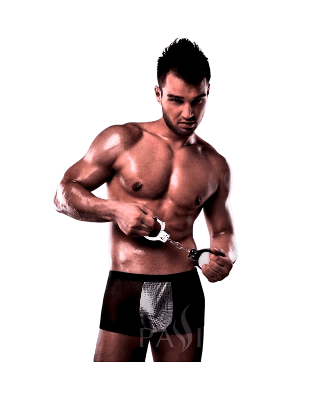 PASSION - 002 LINGERIE UOMO METAL NERO S/M - Only Vibes