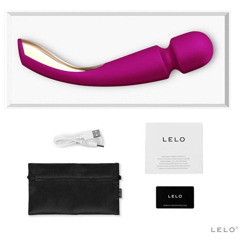 lelo massaggiatore smart wand medium 2 rosa profonda