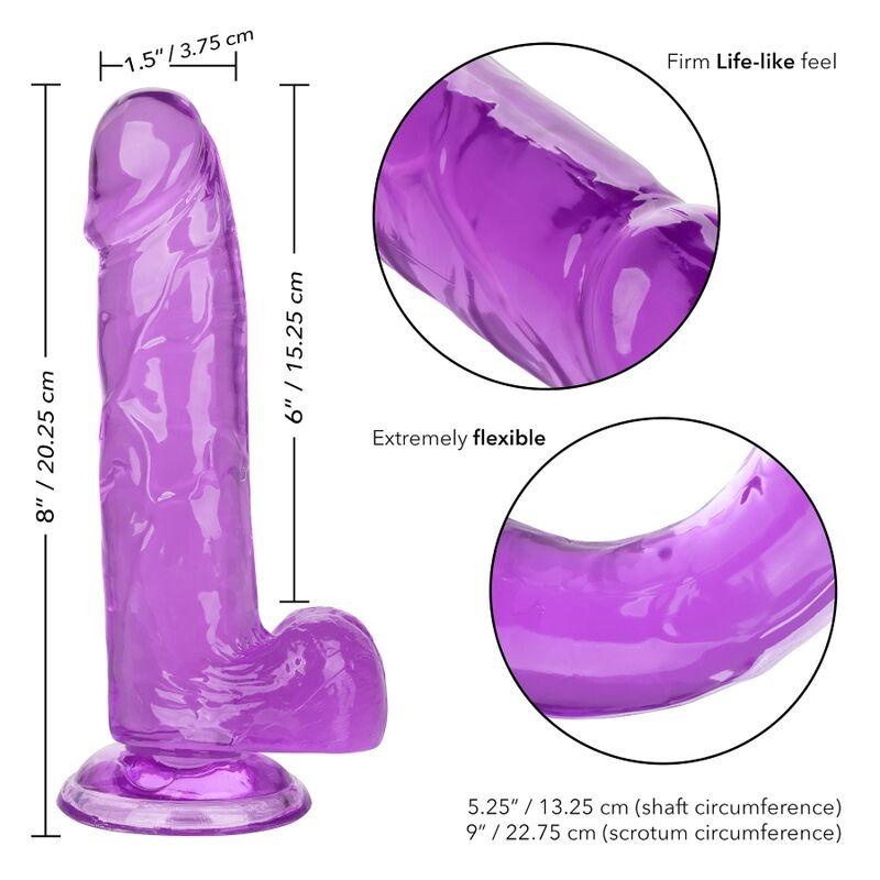california exotics dildo regina taglia viola 15 3 cm
