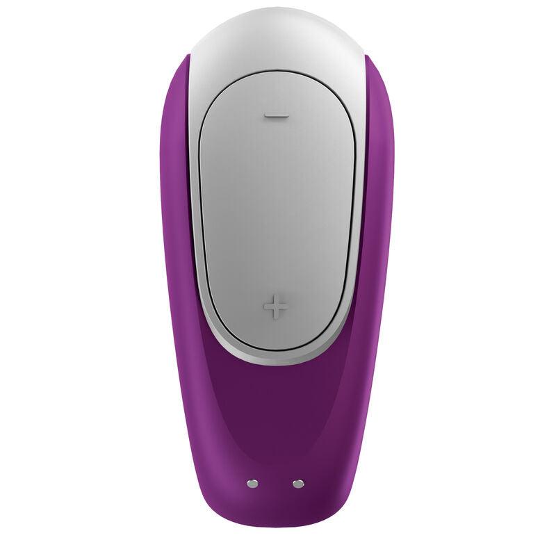 satisfyer vibratore doppio partner divertente viola