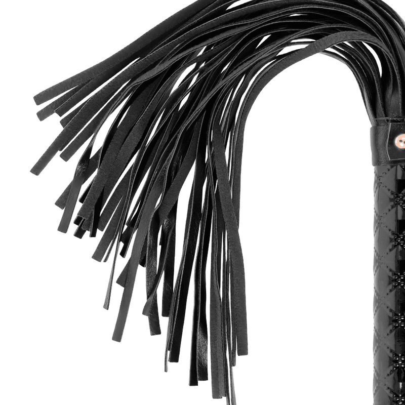 begme black edition flogger in pelle vegana