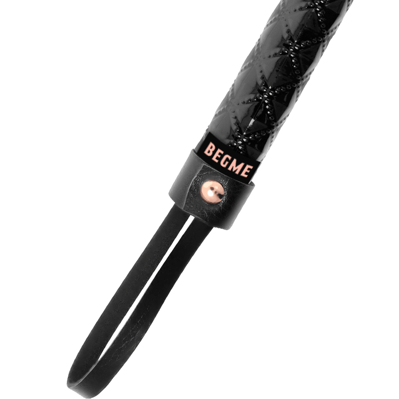 begme black edition flogger in pelle vegana