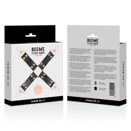 begme black edition hog tie in pelle vegan