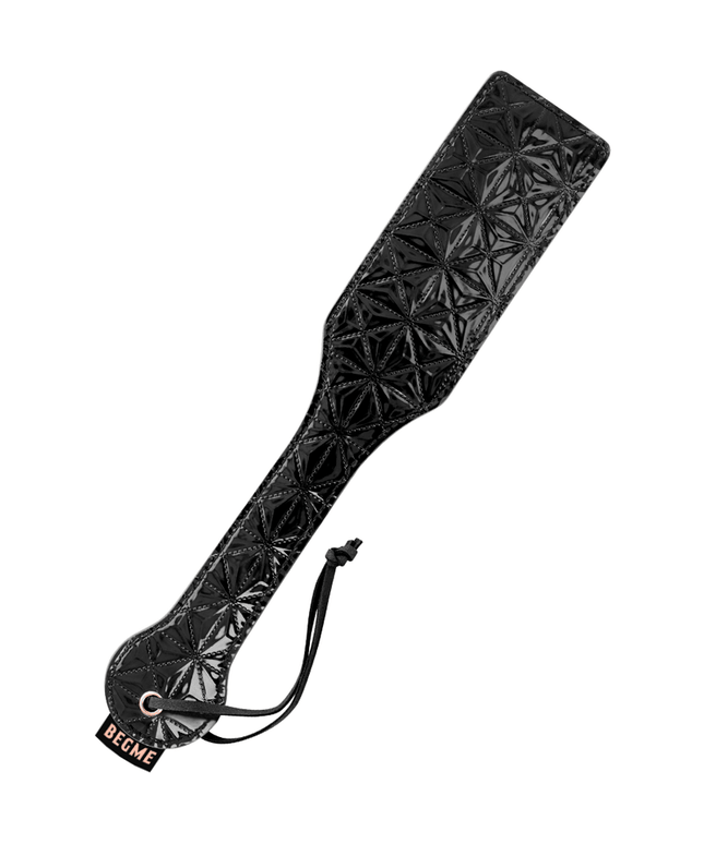 begme black edition pagaia in pelle vegana