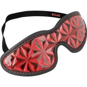 begme maschera cieca premium red edition con fodera in neoprene