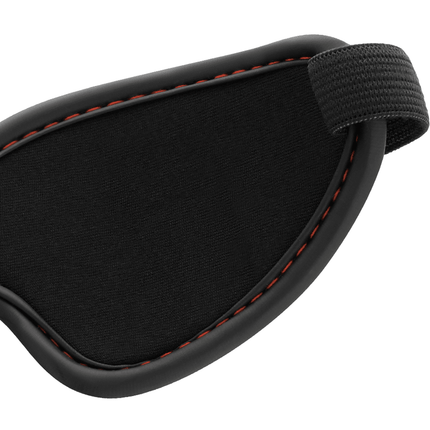 begme maschera cieca premium red edition con fodera in neoprene