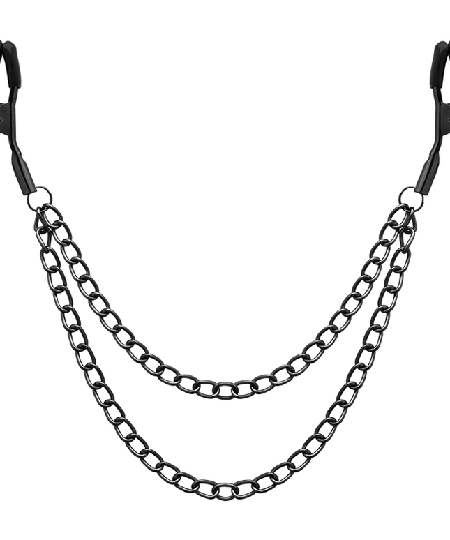 begme clip per capezzoli red edition con catena