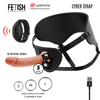 fetish submissive cyber strap imbragatura con telecomando tecnologia dildo watchme s