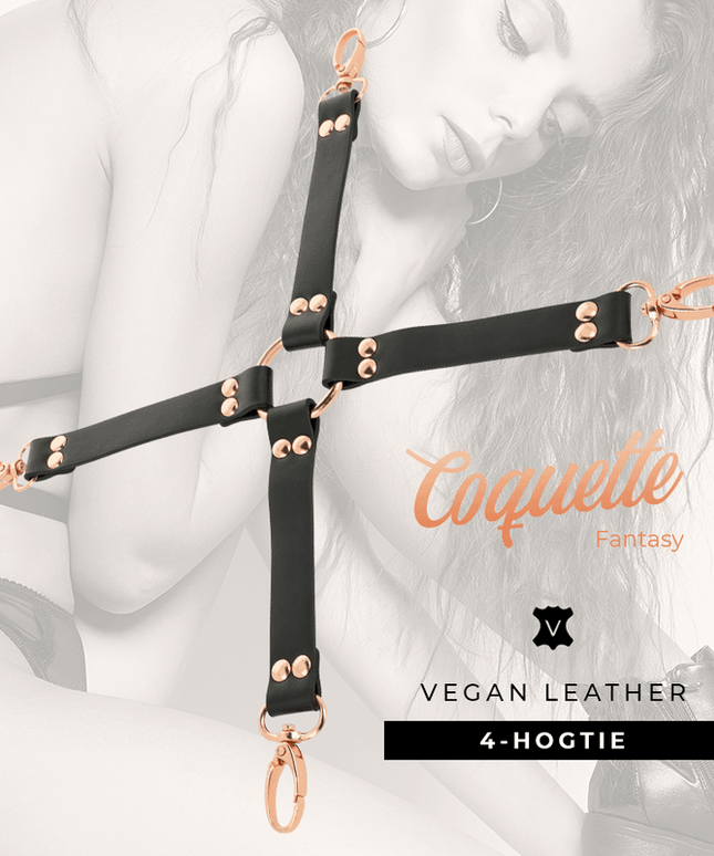 coquette chic desire cravatta fantasia in pelle vegana