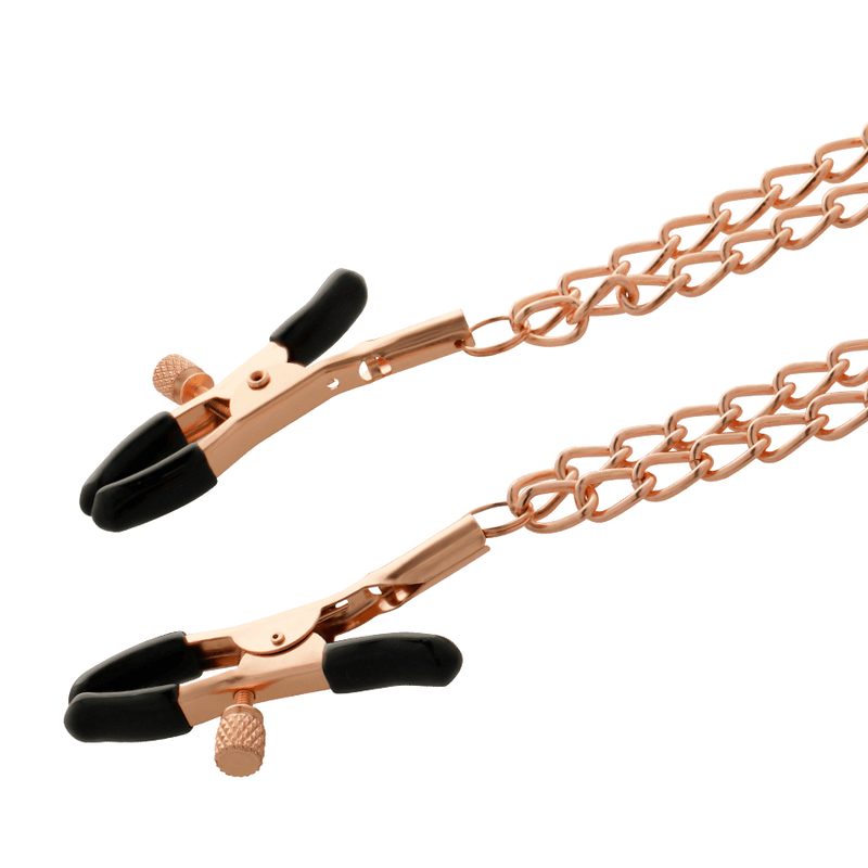 coquette chic desire clips per capezzoli in metallo fantasia con catena