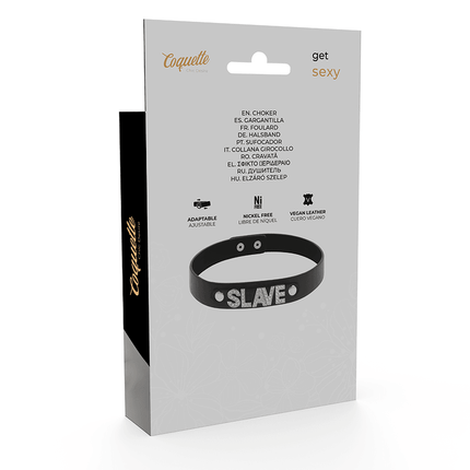 coquette chic desire girocollo in pelle vegana schiava