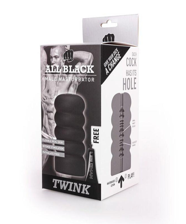 all black twink masturbatore