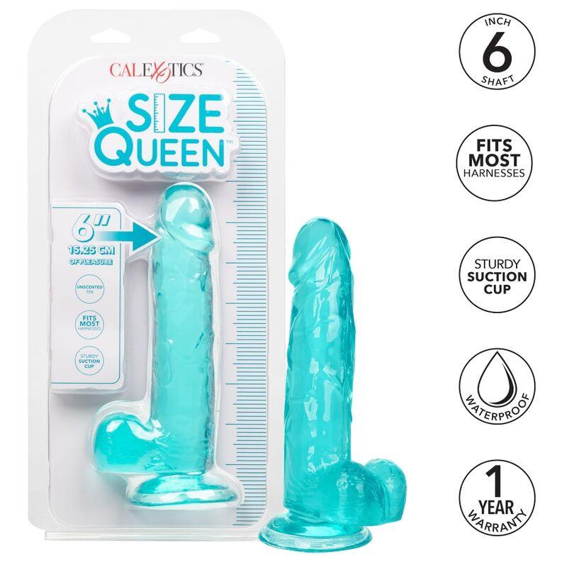 california exotics dildo regina taglia blu 15 3 cm