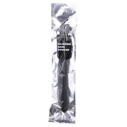 all black doccia anale hinchable in silicone 27 cm