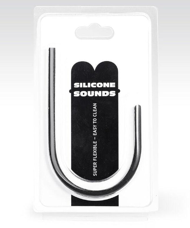 all black sonda uretrale in silicone da 6 mm