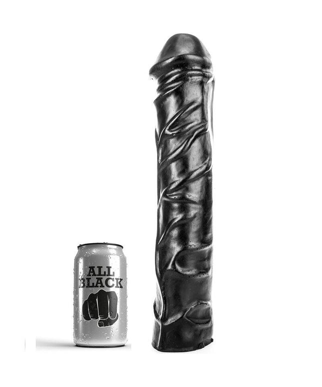 ALL BLACK - DILDO GIGANTE CON PUGNO MORBIDO 32 CM - Only Vibes