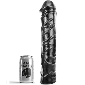 ALL BLACK - DILDO GIGANTE CON PUGNO MORBIDO 32 CM - Only Vibes