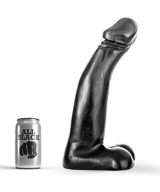 ALL BLACK - DILDO FISTING NERO REALISTICO 29 CM - Only Vibes