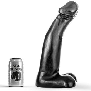 ALL BLACK - DILDO FISTING NERO REALISTICO 29 CM - Only Vibes