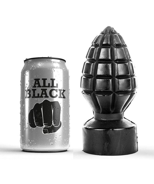 all black plug anale 14 cm