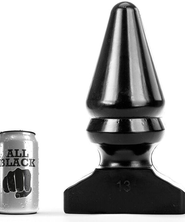 all black plug anale 28 5 cm