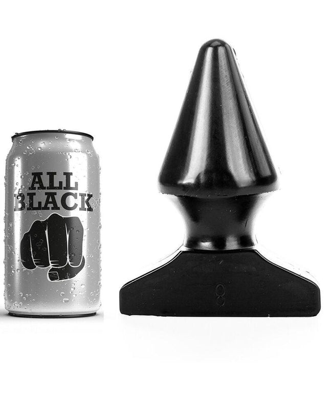all black plug anale 17 cm