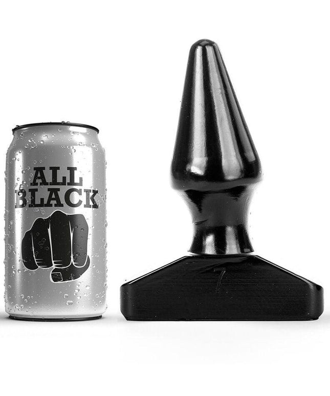 all black plug anale 16 cm