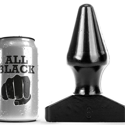 all black plug anale 15 5 cm