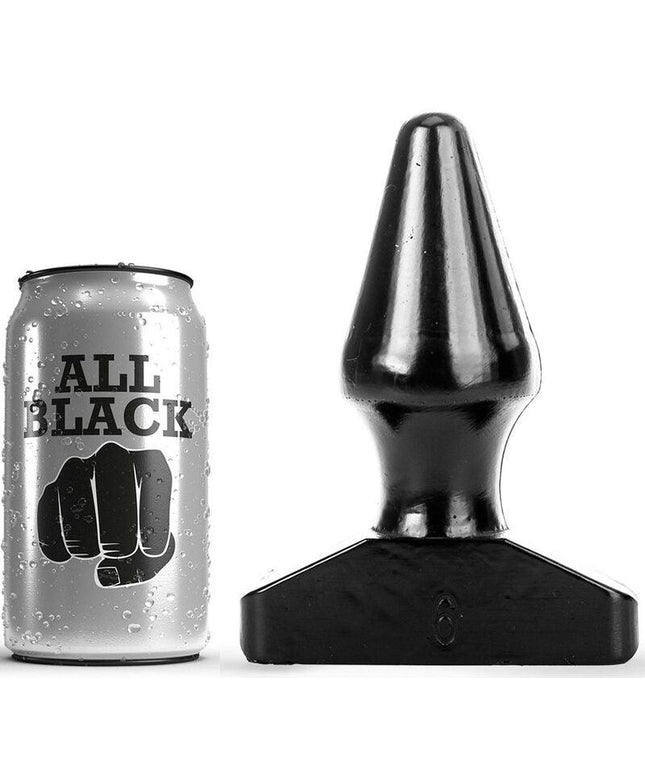 all black plug anale 15 5 cm