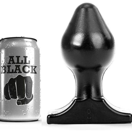 all black plug anale 16x8 cm