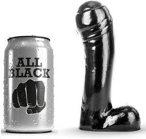 ALL BLACK - DILDO NERO 15 CM - Only Vibes