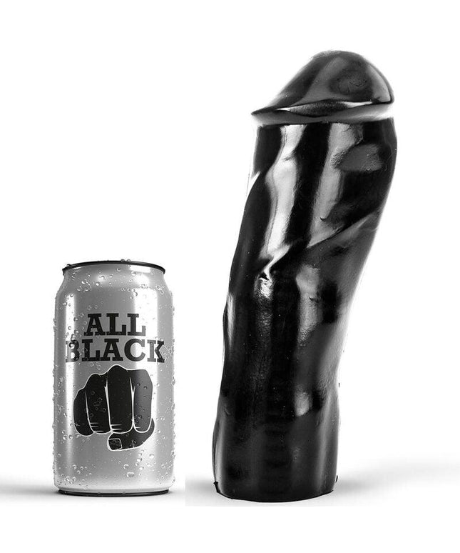 all black dildo realistico 20 cm