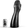 all black fisting con dildo 39 cm