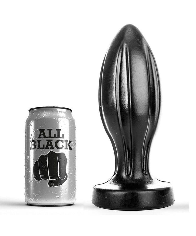 all black plug anale 21 cm