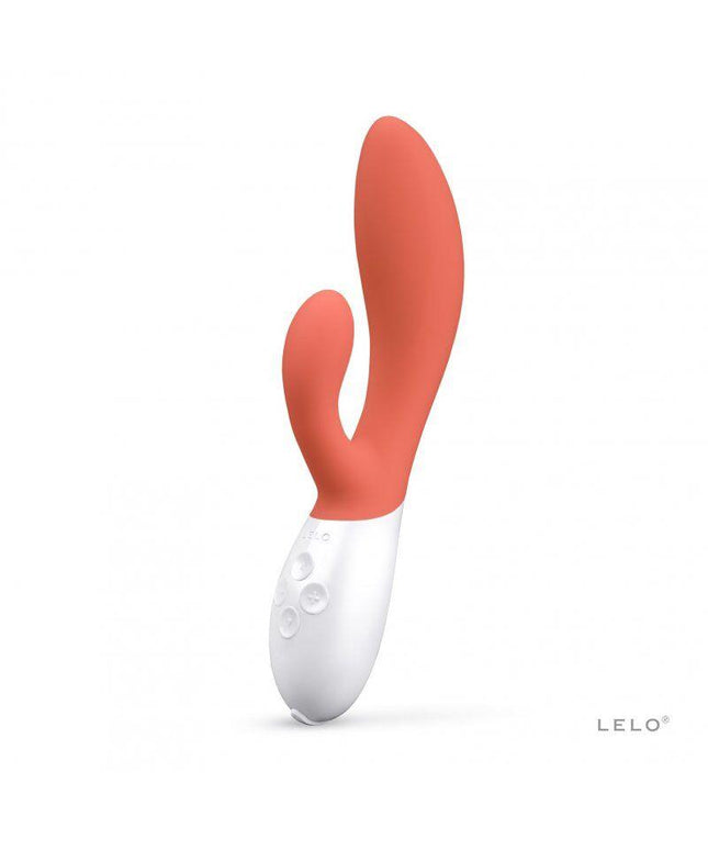 lelo ina 3 vibratore di lusso coniglio corallo
