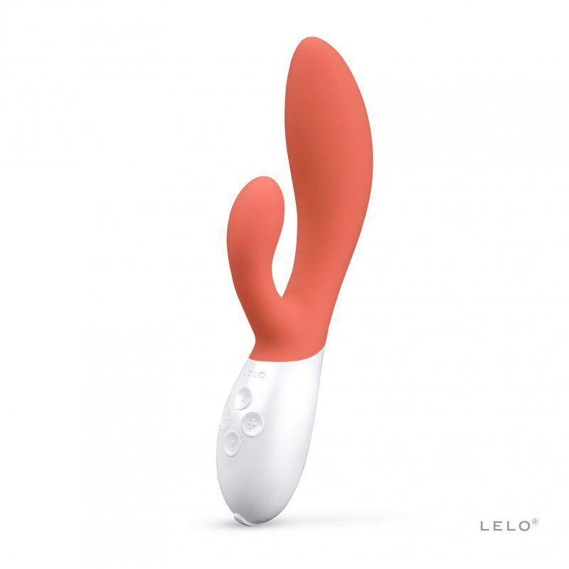 lelo ina 3 vibratore di lusso coniglio corallo