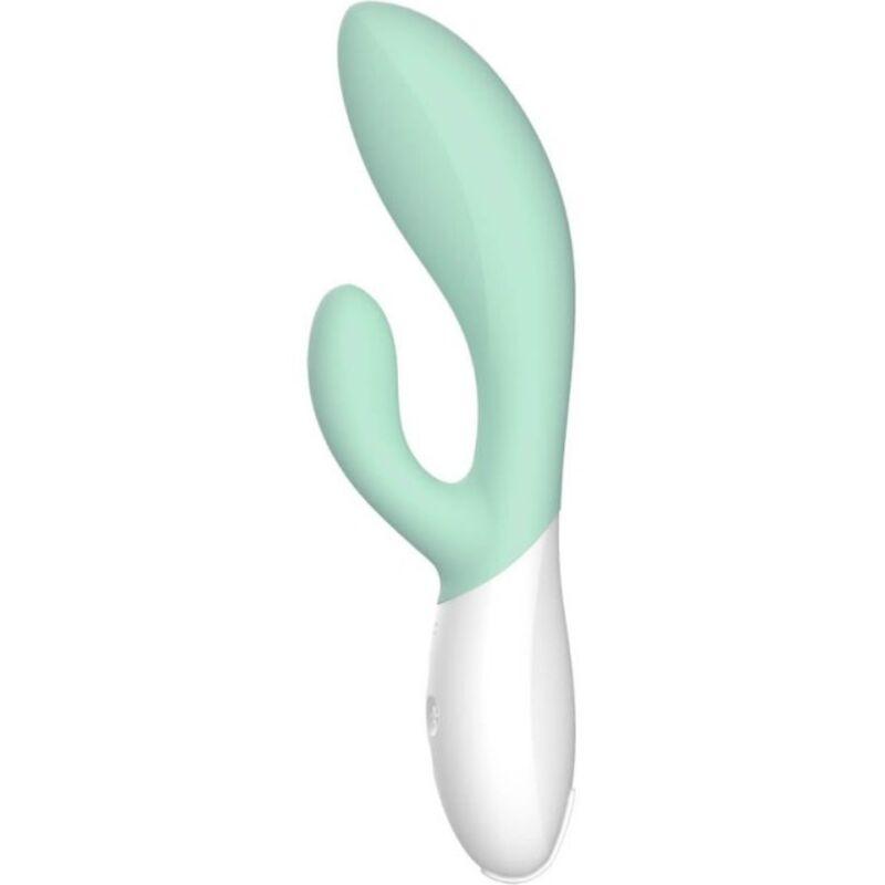 lelo ina 3 vibratore coniglio verde alghe di lusso