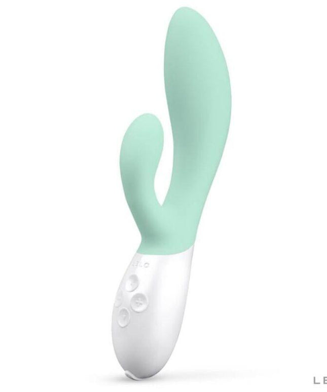 lelo ina 3 vibratore coniglio verde alghe di lusso