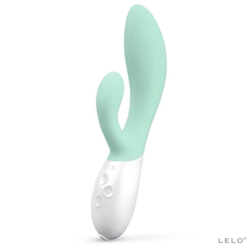 lelo ina 3 vibratore coniglio verde alghe di lusso