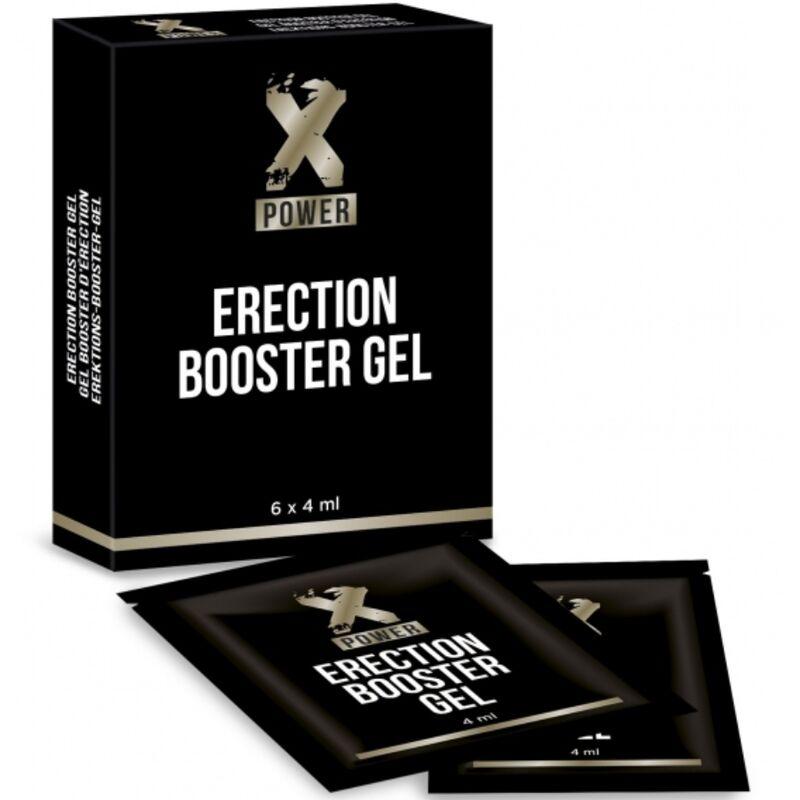 xpower gel booster per lerezione 6 x 4 ml