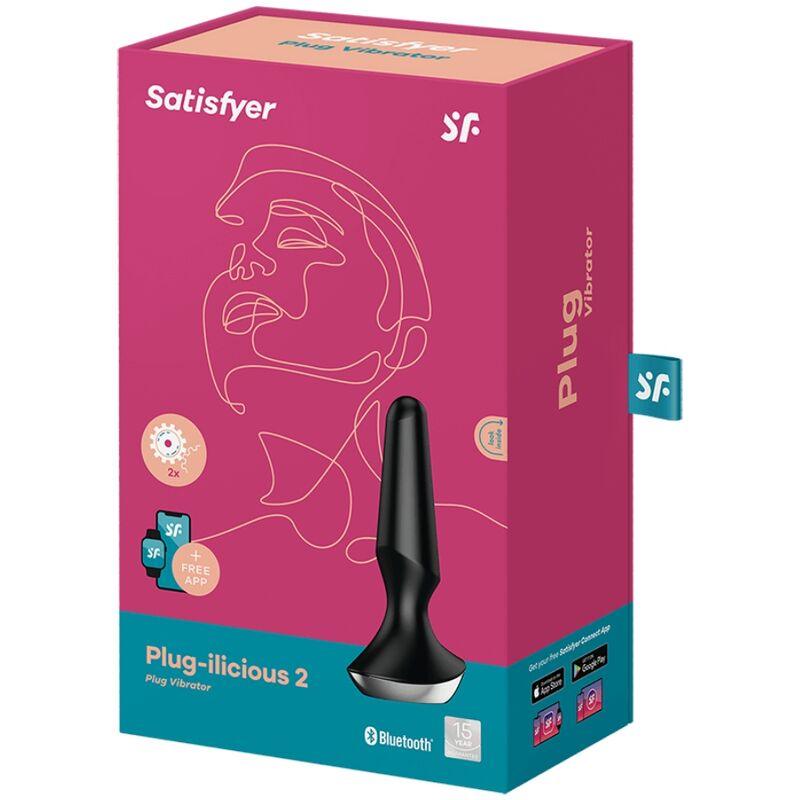 satisfyer plug ilicious 2 plug vibratore nero