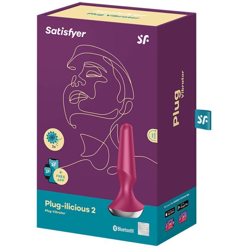 satisfyer plug ilicious 2 plug vibratore berry