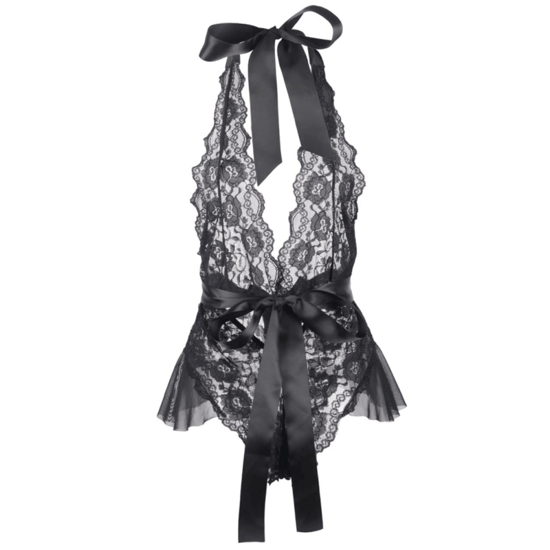 queen lingerie teddy basso in pizzo s m