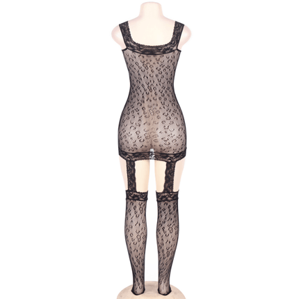 queen lingerie bodystock stile leopardo s l