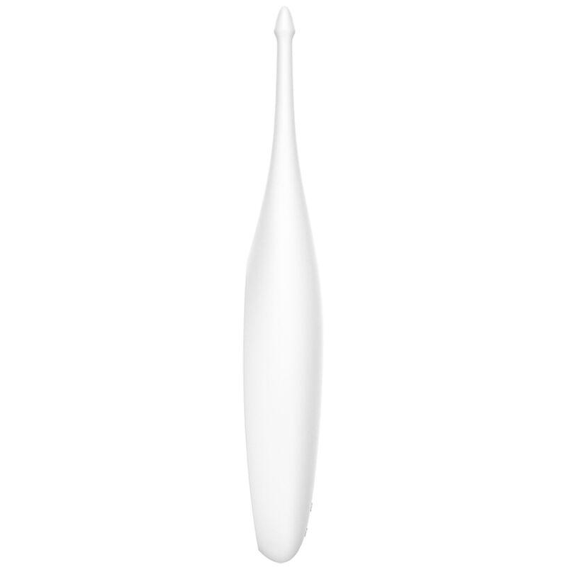 satisfyer vibratore con punta twirling fun bianco